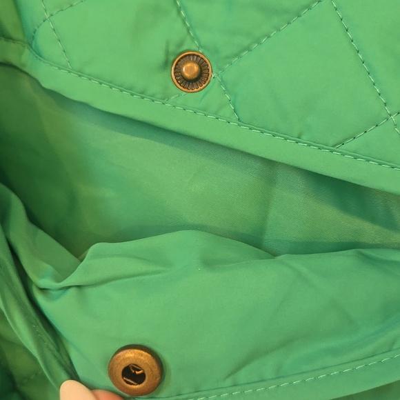 New Lauren Ralph Lauren Sunset Green Quilted Jacket - Picture 14 of 15